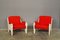 Red Armchairs, 1970, Set of 2, Image 2