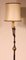 Wrought Iron Candleholder with Goatskin Lampshade, Image 5