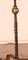 Wrought Iron Candleholder with Goatskin Lampshade, Image 6