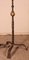 Wrought Iron Candleholder with Goatskin Lampshade 7