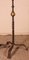 Wrought Iron Candleholder with Goatskin Lampshade, Image 7