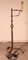Wrought Iron Candleholder with Goatskin Lampshade, Image 10