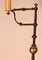 Wrought Iron Candleholder with Goatskin Lampshade, Image 3