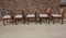 Cane and Teak Dining Chairs by Dutch Topform, 1960s, Set of 5, Image 9