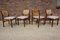 Cane and Teak Dining Chairs by Dutch Topform, 1960s, Set of 5, Image 1