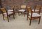 Cane and Teak Dining Chairs by Dutch Topform, 1960s, Set of 5 2