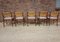 Cane and Teak Dining Chairs by Dutch Topform, 1960s, Set of 5, Image 17