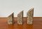 Vintage Postmodern Brutalist Candle Holders in Stone, 1980s, Set of 3, Image 9