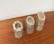 Vintage Postmodern Brutalist Candle Holders in Stone, 1980s, Set of 3 10