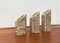 Vintage Postmodern Brutalist Candle Holders in Stone, 1980s, Set of 3 6