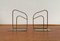 Mid-Century Art Deco Brass Bookends, Set of 2, Image 1