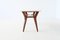 Italian Sculptural Ico Parisi Style Dining Table in Walnut and Marble, 1960, Image 4