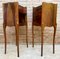 Vintage French Bedside Tables in Walnut and Iron Hardware, 1930, Set of 2 8