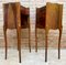 Vintage French Bedside Tables in Walnut and Iron Hardware, 1930, Set of 2, Image 8