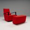 Neo Armchair and Footstool attributed to Alban-Sebastien Gilles for Ligne Roset, 2000s, Set of 2 3