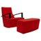 Neo Armchair and Footstool attributed to Alban-Sebastien Gilles for Ligne Roset, 2000s, Set of 2 1