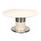 Tisch mit Gestell aus glasiertem Metall, 1960er 1