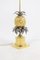 Lampada a forma di ananas in bronzo di Maison Charles, anni '60, Immagine 3