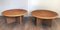 Low Wood Tables in the Style of Audoux Minet, 1970s, Set of 2 1