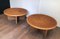 Low Wood Tables in the Style of Audoux Minet, 1970s, Set of 2 2