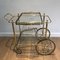 Neo-Classical Brass Trolley from Maison Jansen, 1940s 3