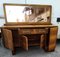 Italian Art Deco Credenza in Walnut with Mirrors, Image 22