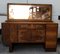 Italian Art Deco Credenza in Walnut with Mirrors 7