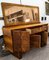 Italian Art Deco Credenza in Walnut with Mirrors 14