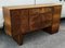 Credenza Art Deco in noce con specchi, Italia, Immagine 6