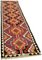 Multicolor Boho Kilim Runner Rug, Image 2