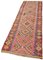 Multicolor Boho Kilim Runner Rug, Image 3