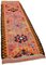 Multicolor Boho Kilim Runner Rug 2