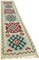 Tapis de Couloir Kilim Boho Multicolore 2