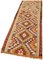 Multicolor Boho Kilim Runner Rug 3