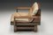 French Wooden Club Chairs with Leather Cushions, 1960s, Set of 2, Image 10