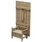 19th Century Irish Wooden Settle Chair 1