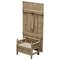 19th Century Irish Wooden Settle Chair, Image 1