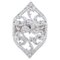 Anello in oro bianco 18 carati con diamanti, Immagine 1