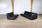 Black Leather Togo Seating Group by Michel Ducaroy for Ligne Roset, 1980s, Set of 3 5