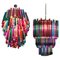 Multicolor Arlecchino Murano Chandeliers, 1990, Set of 2 12