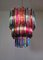 Lámparas de araña Arlecchino de Murano multicolores, 1990. Juego de 2, Imagen 14