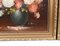 Pintura al óleo, bodegón floral, artista francés, enmarcado, juego de 2, Imagen 5