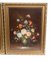 Pintura al óleo, bodegón floral, artista francés, enmarcado, juego de 2, Imagen 7