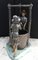 Bronze Bucket Fountain Boy and Girl Statue with Water Feature 10