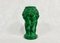 Small Grape Vase in Jade Glass attributed to František Pazourek, 1990s 4