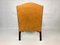 Vintage Leather Wingback Chair, 1960s 7