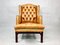 Vintage Leather Wingback Chair, 1960s, Image 2