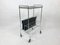 Vintage German Mini Bar Cart with Magazine Rack from Voss, 1970s, Image 4