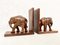 Rosewood Bookend with Elephant, Set of 2, Image 9