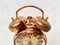 Reloj despertador vintage de cobre de Kienzle, años 60, Imagen 6